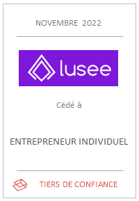 Cession du e-commerce Lusee.fr