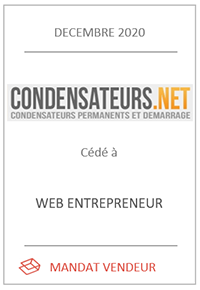 Cession du e-commerce Condensateurs.net
